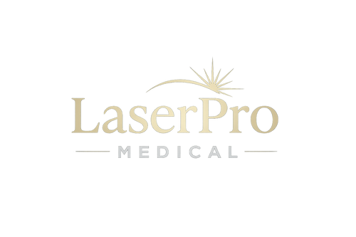 luxury logo for medical practice called laserpro