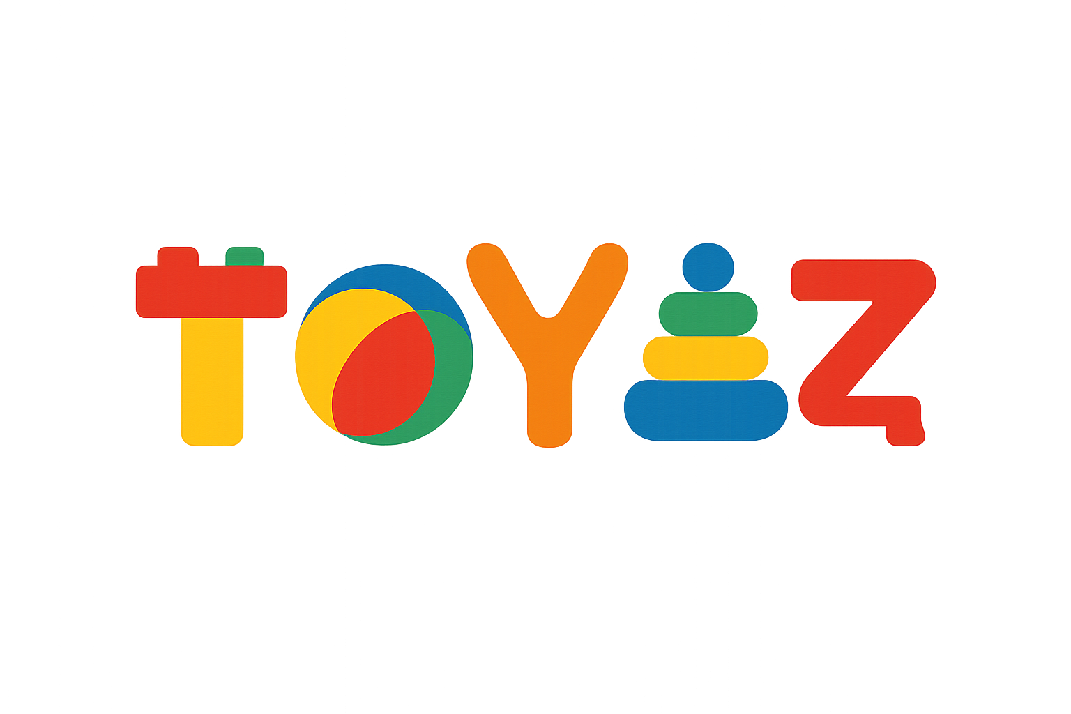 wordplay logo for kids toy store called toyez